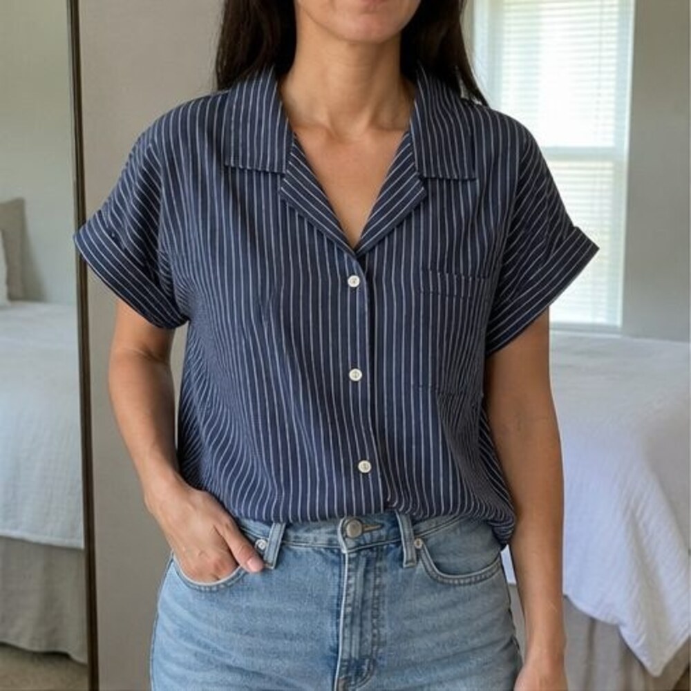 White Ruffle Blouse - Picture 2 of 6